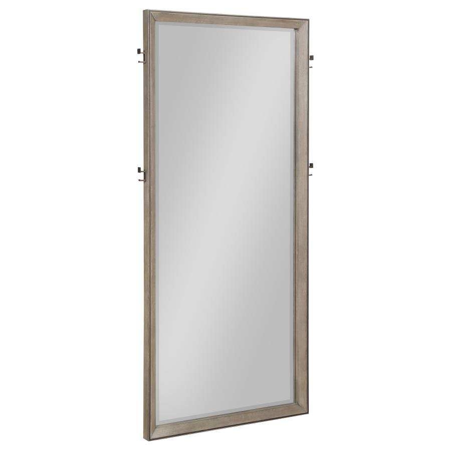 223280_02x900.jpg DURANGO 80-INCH STANDING FLOOR MIRROR WASHED OAK - Image 1