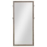 DURANGO 80-INCH STANDING FLOOR MIRROR WASHED OAK - Image 3