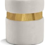 Hailey Velvet Upholstered Stool