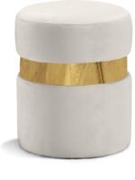 Hailey Velvet Upholstered Stool