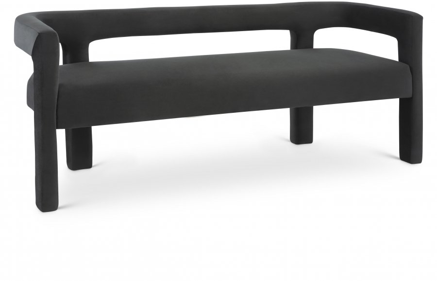 22331.jpg Athena Velvet Upholstered Bench - Image 1