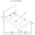 MADERIA 5-PIECE QUEEN BEDROOM SET WALNUT - Image 16