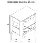 MADERIA 5-PIECE QUEEN BEDROOM SET WALNUT - Image 17