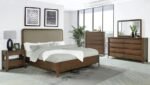 MADERIA 2-DRAWER NIGHTSTAND BEDSIDE TABLE WALNUT - Image 14