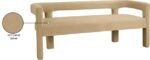 Athena Velvet Upholstered Bench - Image 7