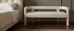 Athena Velvet Upholstered Bench - Image 2