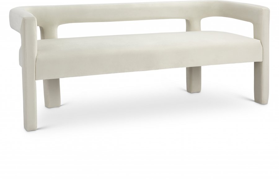22334.jpg Athena Velvet Upholstered Bench - Image 1