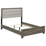 WRIGHT 5-PIECE QUEEN BEDROOM SET BROWN OAK - Image 3