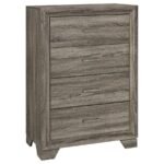 WRIGHT 5-PIECE QUEEN BEDROOM SET BROWN OAK - Image 11