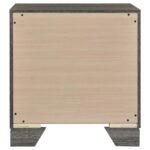 WRIGHT 2-DRAWER NIGHTSTAND BEDSIDE TABLE BROWN OAK - Image 7