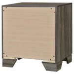 WRIGHT 2-DRAWER NIGHTSTAND BEDSIDE TABLE BROWN OAK - Image 8