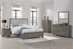 WRIGHT 2-DRAWER NIGHTSTAND BEDSIDE TABLE BROWN OAK - Image 15