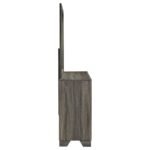 WRIGHT 6-DRAWER DRESSER AND MIRROR BROWN OAK - Image 9