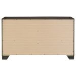 WRIGHT 6-DRAWER DRESSER CABINET BROWN OAK - Image 7