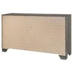 WRIGHT 6-DRAWER DRESSER CABINET BROWN OAK - Image 8