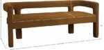 Athena Velvet Upholstered Bench - Image 6