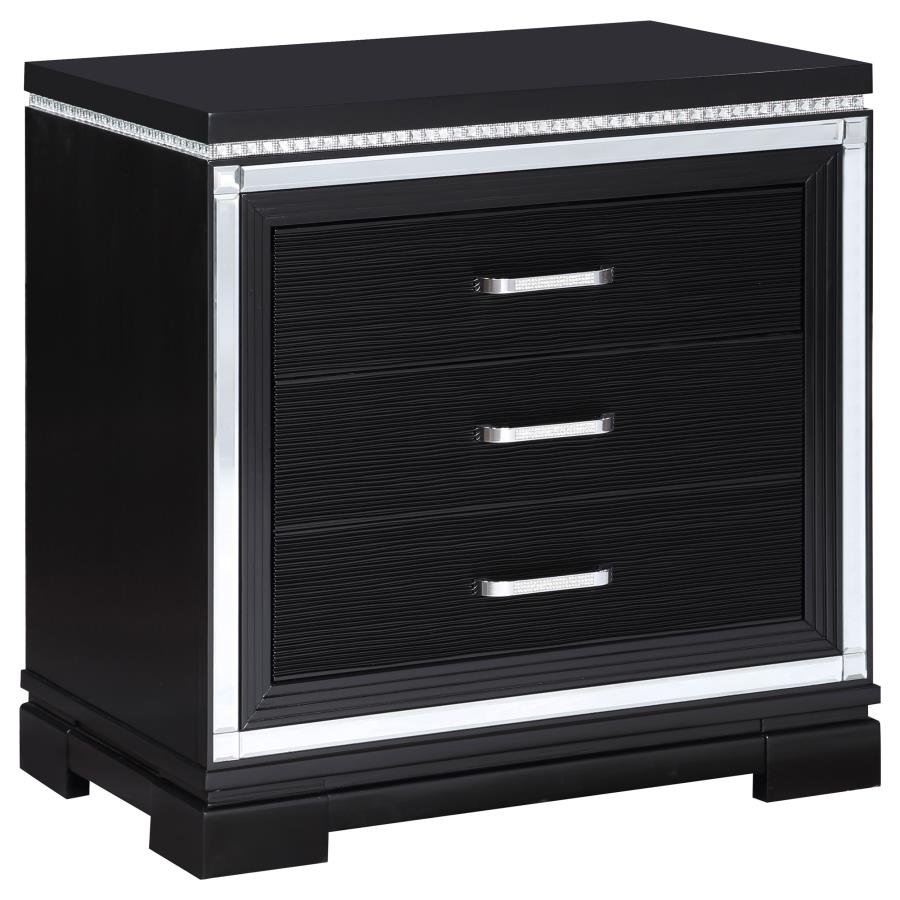 223362_02x900.jpg CAPPOLA 2-DRAWER NIGHTSTAND BLACK - Image 1