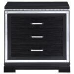 CAPPOLA 2-DRAWER NIGHTSTAND BLACK - Image 3