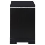 CAPPOLA 2-DRAWER NIGHTSTAND BLACK - Image 5