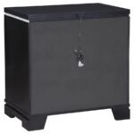 CAPPOLA 2-DRAWER NIGHTSTAND BLACK - Image 6
