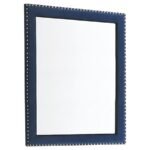 MELODY UPHOLSTERED DRESSER MIRROR PACIFIC BLUE