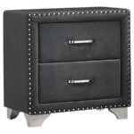 MELODY 5-PIECE QUEEN BEDROOM SET GREY - Image 4