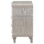 EVANGELINE 3-DRAWER NIGHTSTAND SILVER OAK - Image 5