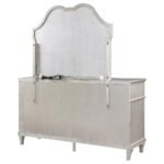 EVANGELINE 9-DRAWER DRESSER WITH MIRROR SILVER OAK - Image 8