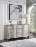 EVANGELINE 9-DRAWER DRESSER SILVER OAK - Image 2