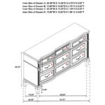 EVANGELINE 9-DRAWER DRESSER SILVER OAK - Image 14