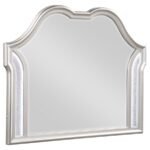 EVANGELINE DRESSER MIRROR SILVER OAK