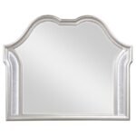 EVANGELINE DRESSER MIRROR SILVER OAK - Image 3