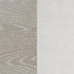 EVANGELINE CURVED FABRIC UPHOLSTERED BENCH SILVER OAK - Image 13