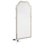 EVANGELINE FULL LENGTH LED LIGHT FLOOR MIRROR SILVER OAK - Image 4