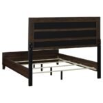 WELSLEY 5-PIECE QUEEN BEDROOM SET WALNUT - Image 4