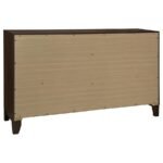 WELSLEY 5-PIECE QUEEN BEDROOM SET WALNUT - Image 8