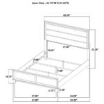 WELSLEY 5-PIECE QUEEN BEDROOM SET WALNUT - Image 15