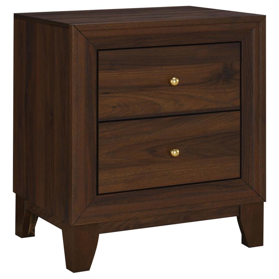 223442_02x900.jpg WELSLEY 2-DRAWER NIGHTSTAND BEDSIDE TABLE WALNUT - Image 1