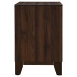 WELSLEY 2-DRAWER NIGHTSTAND BEDSIDE TABLE WALNUT - Image 5