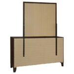 WELSLEY 6-DRAWER DRESSER AND MIRROR WALNUT - Image 6