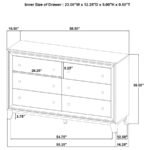 WELSLEY 6-DRAWER DRESSER CABINET WALNUT - Image 13