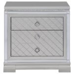 ELEANOR 2-DRAWER NIGHTSTAND METALLIC MERCURY - Image 3