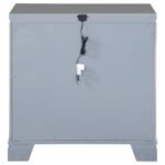 ELEANOR 2-DRAWER NIGHTSTAND METALLIC MERCURY - Image 7