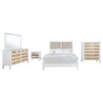 BEXHILL 5-PIECE QUEEN BEDROOM SET WHITE - Image 2