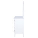 BEXHILL 10-DRAWER DRESSER AND MIRROR WHITE - Image 5