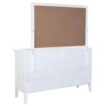 BEXHILL 10-DRAWER DRESSER AND MIRROR WHITE - Image 6