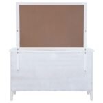 BEXHILL 10-DRAWER DRESSER AND MIRROR WHITE - Image 7
