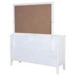 BEXHILL 10-DRAWER DRESSER AND MIRROR WHITE - Image 8