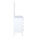 BEXHILL 10-DRAWER DRESSER AND MIRROR WHITE - Image 9