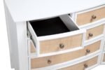 BEXHILL 10-DRAWER DRESSER CABINET WHITE - Image 10